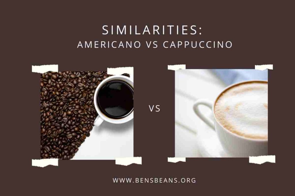 Similarities of Espresso Drinks Americanos and Cappuccinos